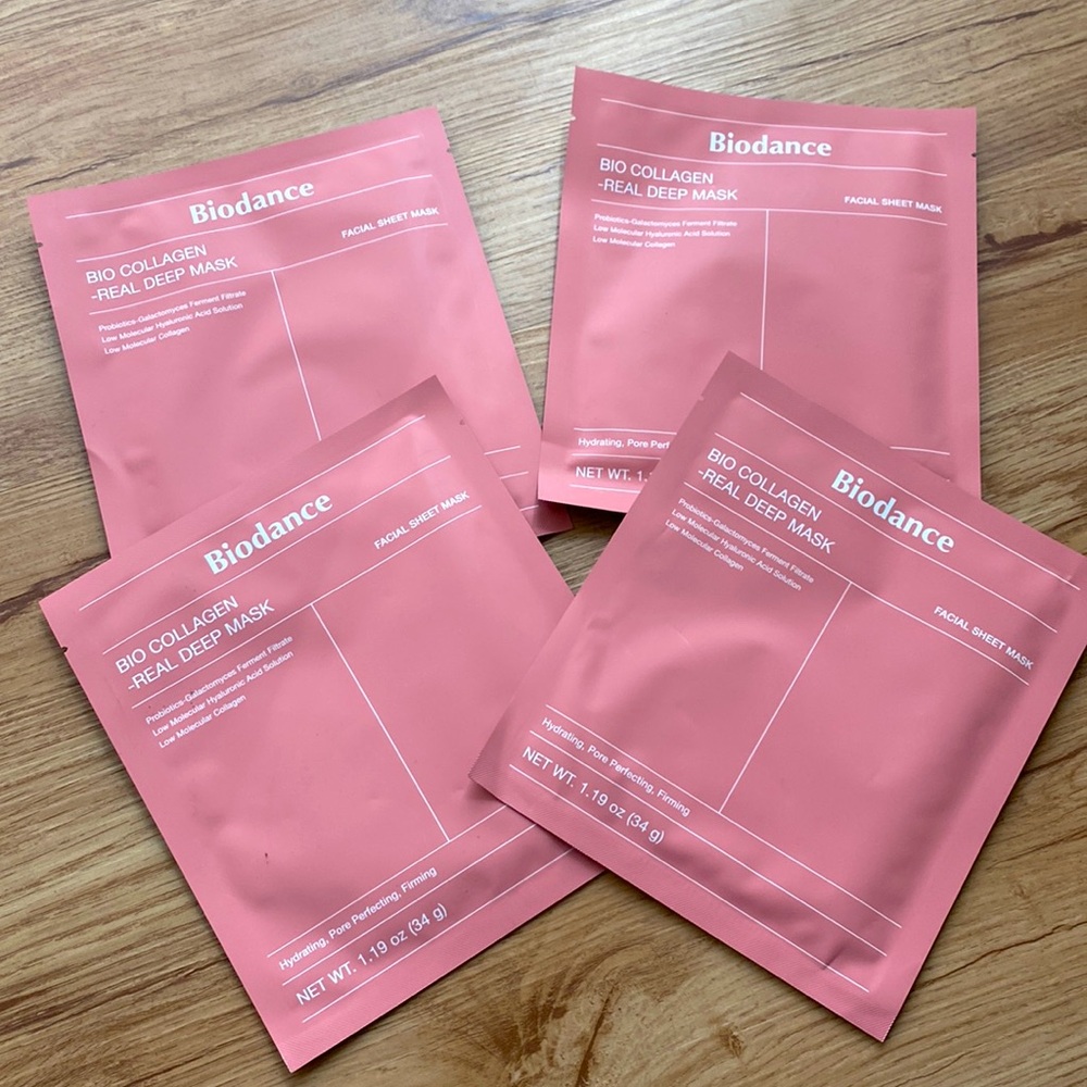 BIODANCE Brand New Bio Collagen Real Deep Sheet Mask 4 pack